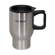 Mr. Coffee Expressway 15 Oz. Travel Mug - Stainless Steel/Black