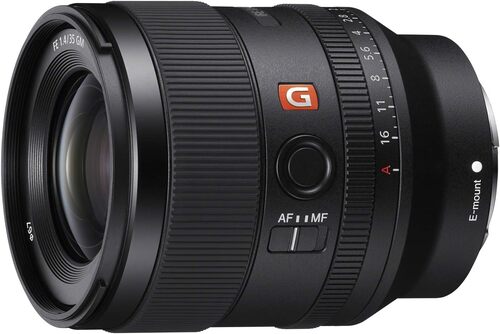 Sony SEL35F14GM Full Frame FE F1.4 GM Standard Prime G Master Lens