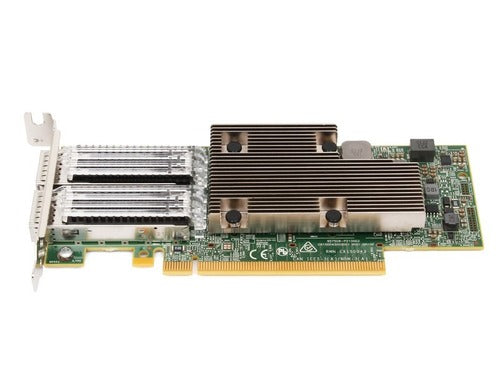 Dell 61RP9 BCM57508 Dual Port 100GBase-T Low Profile Network Interface