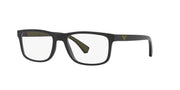 Emporio Armani Men's EA3147 Rectangle Eyeglasses