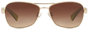 Coach HC7064 Sunglasses - Lite Gold-Crystal /Brown Gradient