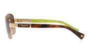 Coach HC7064 Sunglasses - Lite Gold-Crystal /Brown Gradient