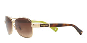 Coach HC7064 Sunglasses - Lite Gold-Crystal /Brown Gradient