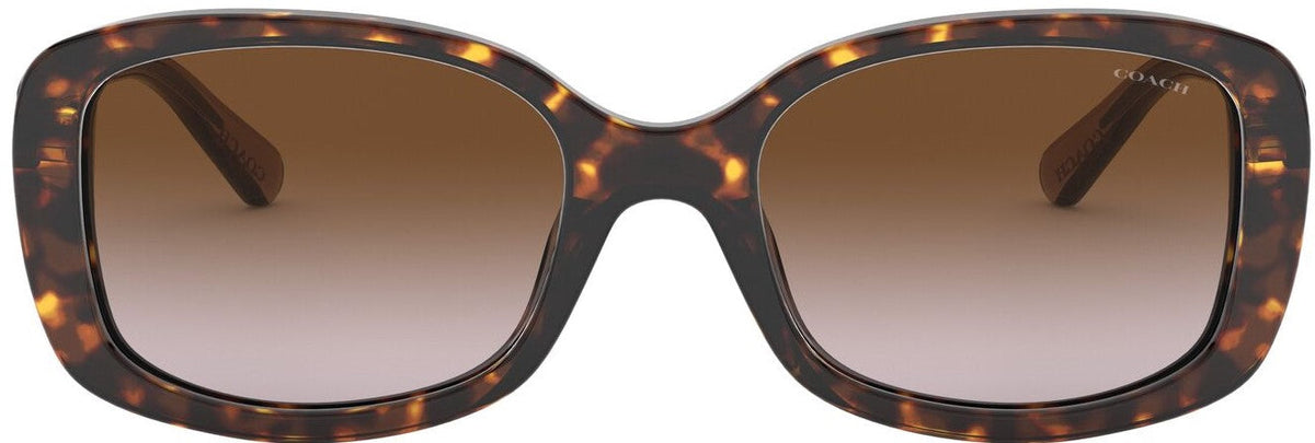 Coach HC8278 - Women's Sunglasses Rectangle Acetate - Dark Tortoise
