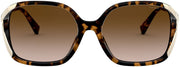 Coach Women's Sunglasses Square - Brown Gradient Polarized/Dark Tortoise - Curacao