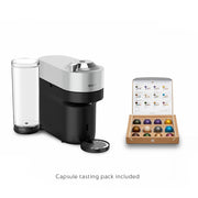 Nespresso Vertuo Pop+ Deluxe Espresso Machine (Titan): 5 Cup Sizes, Compact, 30s Heat Up
