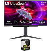 LG 27" UltraGear QHD 1ms 240Hz Gaming Monitor with 2 Year Warranty