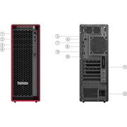 Lenovo ThinkStation P5 Tower Workstation in Black - 30GA005QUS