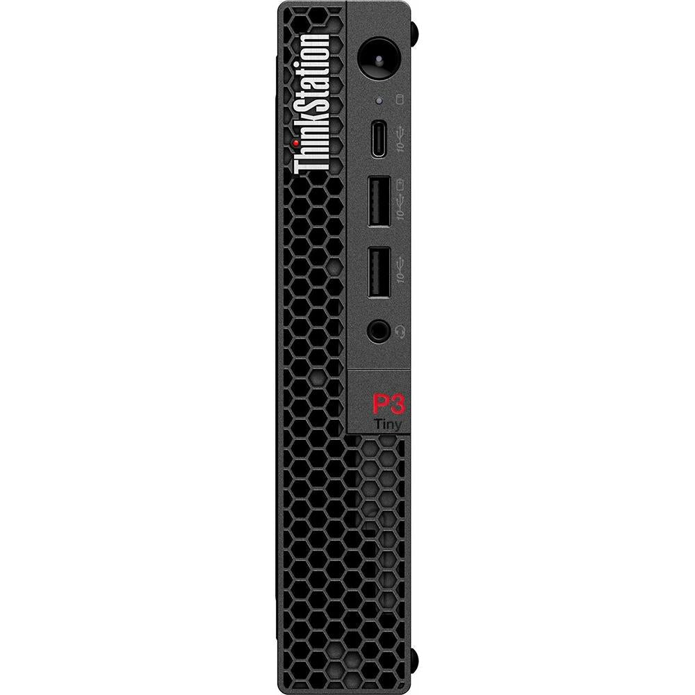Lenovo ThinkStation P3 Tiny Workstation in Black - 30H0003XUS