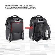 Deco Gear 3-in-1 Travel Camera Case - Waterproof Trolley, Backpack, Carry On Bag