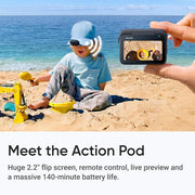 Insta360 GO 3S 128GB Tiny Mighty 4K Action Camera w/ 3Yr Warranty + Bike Accessory Bundle