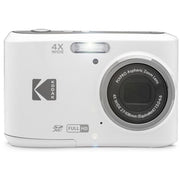 Kodak PIXPRO FZ45 16MP Digital Camera White with Lexar 64GB Memory Card