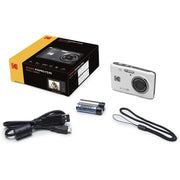 Kodak PIXPRO FZ45 16MP Digital Camera White with Lexar 64GB Memory Card