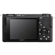 Sony ZV-E10 Mirrorless Vlog Camera Black + 16-50mm Lens Kit +Extended Warranty Bundle