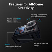 DJI Osmo Action 5 Pro Adventure Combo w/ Vlogging Accessories Bundle