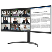 LG 34WR55QK B 34" Curved UltraWide WQHD HDR 10 100Hz Monitor with USB Type-C
