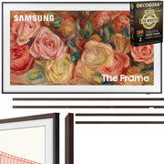 Samsung 65" The Frame QLED 4K Smart TV (2024) + Bezel Modern Brown & 26 Month Protection