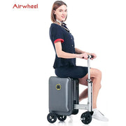 Airwheel SE3S Smart Rideable Suitcase Electric Luggage Scooter + 2 Year Protection Pack