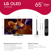 LG 65 Inch OLED evo G4 Series Smart TV 4K HDR (2024)