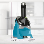 Yonanas Deluxe Vegan NonDairy Frozen Fruit Soft Serve Dessert Maker 200W, Teal