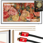 Samsung 65" The Frame QLED 4K Smart TV (2024) + Modern Beige Bezel & 26 Month Protection