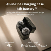 DJI Mic Mini (2 TX + 1 RX + Charging Case), Ultralight with 2YR Warranty Bundle