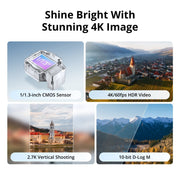 DJI Flip Drone Quadcopter 4K UHD Video Kit with RC-N3 Remote + Accessory Bundle