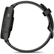 Garmin Forerunner 265 GPS Smartwatch, Black/Powder Gray w/ Garmin HRM 200 (M-XL) Bundle