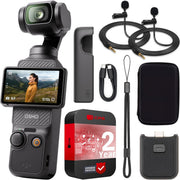 DJI Osmo Pocket 3 4K/120fps Gimbal Camera 3-Axis Stabilized + Accessory Bundle