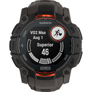 Garmin Instinct 3 50 mm GPS Smartwatch Solar with Light + 2 Yr Warranty Bundle