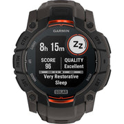 Garmin Instinct 3 50 mm GPS Smartwatch Solar with Light + 2 Yr Warranty Bundle