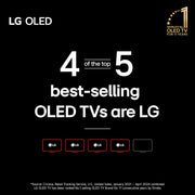 LG 55 Inch Class OLED evo C4 Series Smart TV 4K Processor 2024 with LG Soundbar