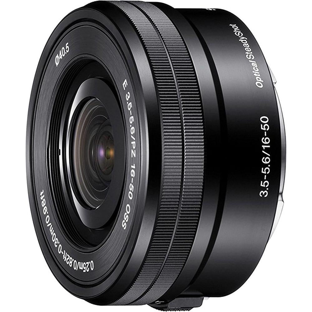 Sony ZV-E10 Mirrorless Vlog Camera Body + 16-50mm F3.5-5.6 Zoom Lens Kit Black Bundle