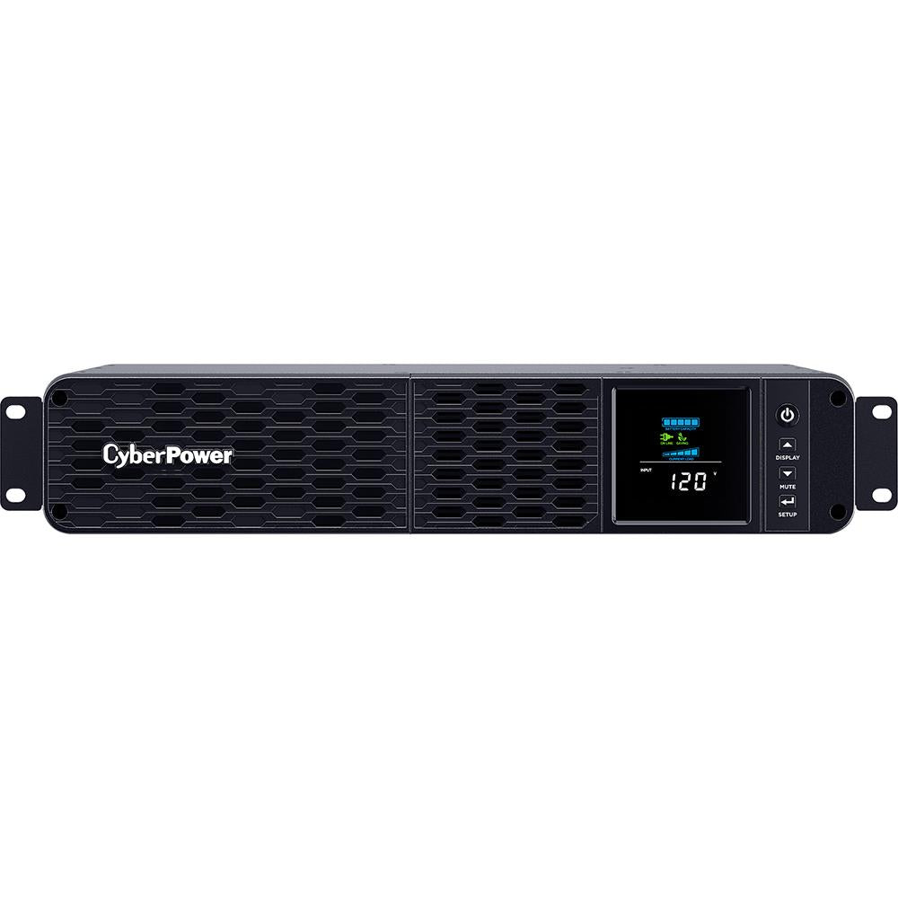CyberPower 1500VA/1000W PFC Sinewave UPS System in Black- CP1500PFCRM2U