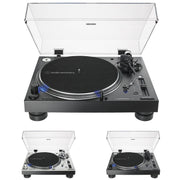 Audio-Technica AT-LP140XP Direct-Drive Professional DJ Turntable - (Black) + Mat + Cleaning Kit