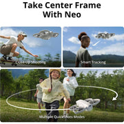 DJI Neo Drone Mini 4k Video Quadcopter CP.FP.00000184.01Open Box + 1 Year Warranty