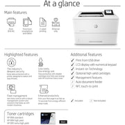 Hewlett Packard LaserJet Enterprise M507dn Monochrome Printer with built-in Ethernet