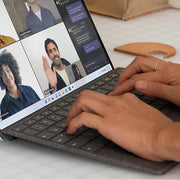 Microsoft Surface Pro Copilot+ PC Keyboard Cover with Slim Pen 2 Bundle, Platinum