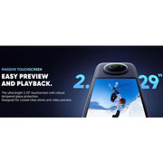 Insta360 X3 5.7K 360 Degree Action Camera in Black - CINSAAQ/B - Open Box