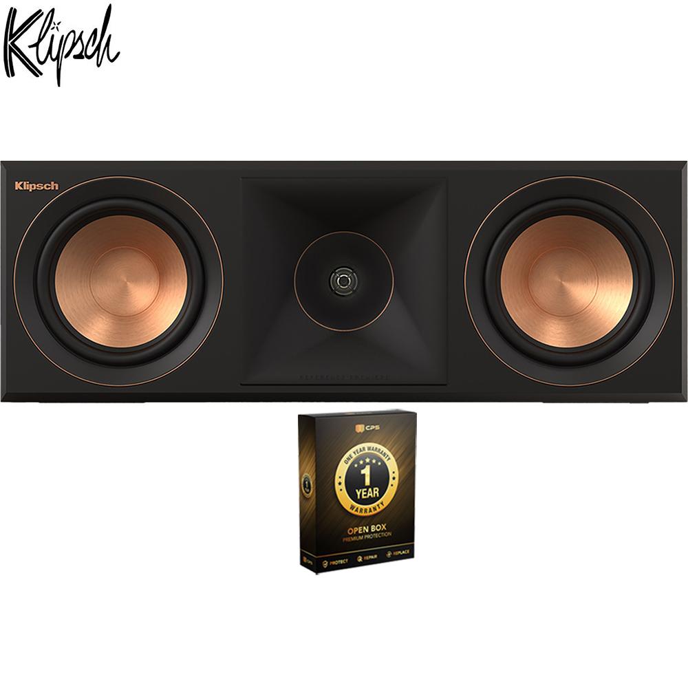 Klipsch Enhanced Clarity Center Speaker Ebony Open Box with 1 Year Warranty