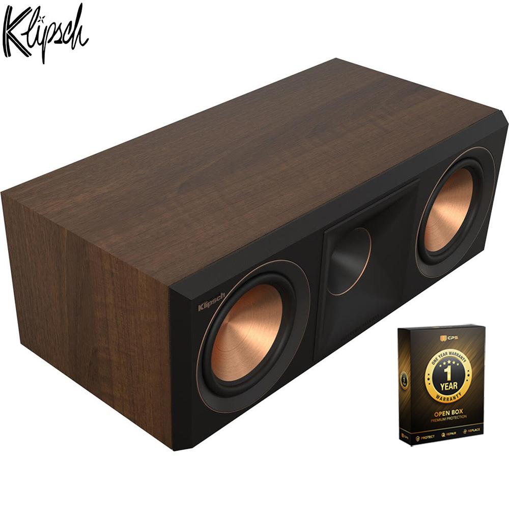 Klipsch Enhanced Clarity Center Speaker Walnut Open Box with 1 Year Warranty
