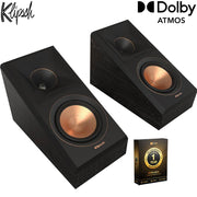 Klipsch Surround Sound Speakers Ebony Pair Open Box with 1 Year Warranty