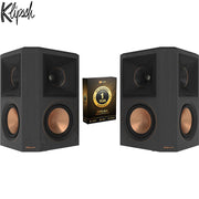 Klipsch Speaker Superior Surround Sound Ebony Pair Open Box with 1 Year Warranty