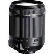 Tamron 18-200mm Di II VC All-In-One Zoom Lens for Nikon Mount 64GB Memory Card Bundle