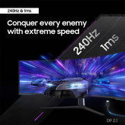 Samsung 57" Odyssey Neo G9 Dual 4K Curved Gaming Monitor + 2 Year Protection Pack