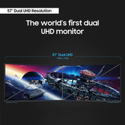 Samsung 57" Odyssey Neo G9 Dual 4K Curved Gaming Monitor + 2 Year Protection Pack