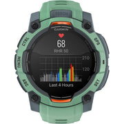 Garmin Instinct 3-45 mm GPS Smartwatch AMOLED Neo Tropic + Charging Dock Bundle