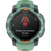 Garmin Instinct 3-45 mm GPS Smartwatch AMOLED Neo Tropic + Charging Dock Bundle