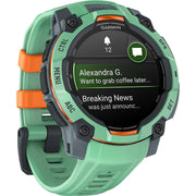 Garmin Instinct 3-45 mm GPS Smartwatch AMOLED Neo Tropic + Charging Dock Bundle