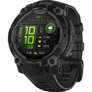 Garmin Instinct 3 - 45 mm GPS Smartwatch AMOLED Black with Charging Dock Bundle